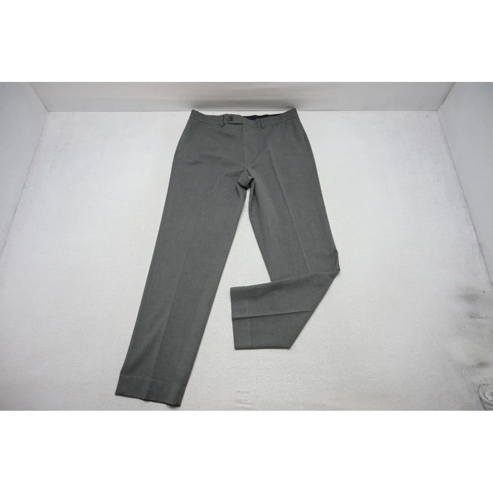 Nautica 2 Piece Suit Mens Size 44L 36x32 Grey Two Button Formal Excellent